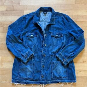 J. Jill Women's Blue Denim Jacket